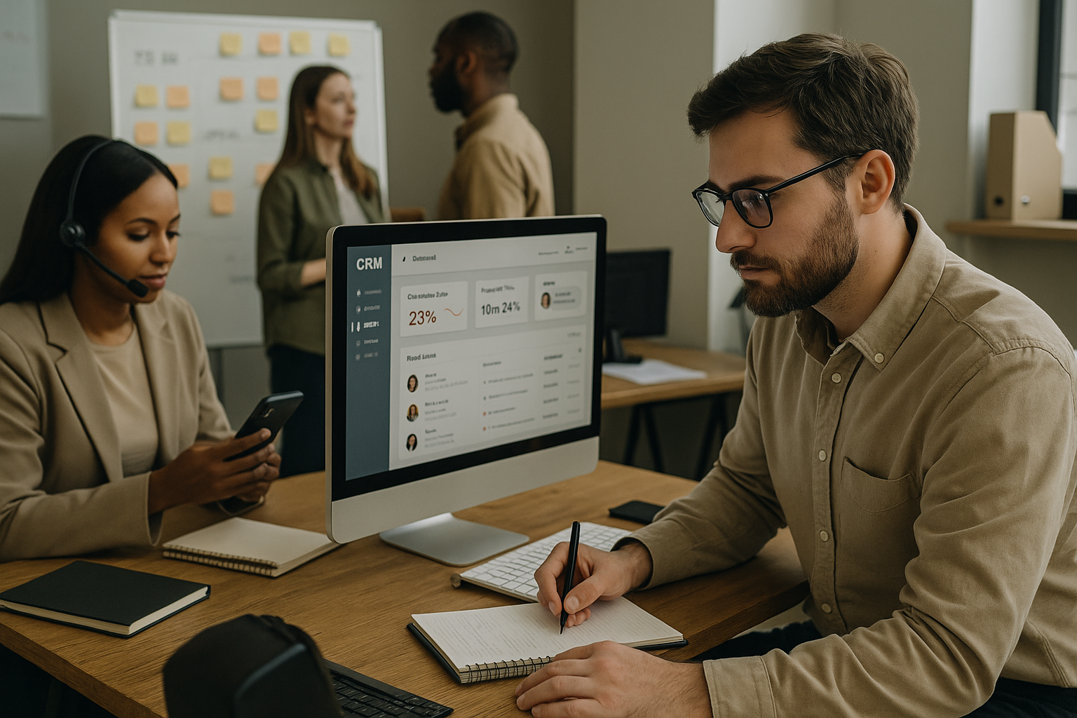 Chatbot interagindo com cliente pelo WhatsApp integrado ao CRM OmniChannel